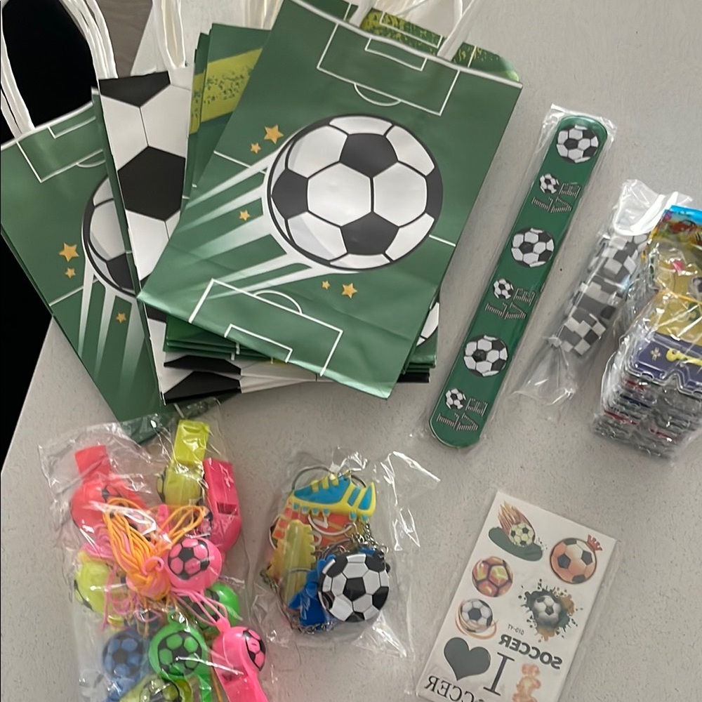Soccer Party Favor Bags & party favors (12)